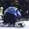 PARIS, FRANCE - MAY 10: Slovenia's Ziga Jeglic #8 looks on as his teammate Rok Ticar #24 (not shown) scores on Finland's Harri Sateri #29 during preliminary round action at the 2017 IIHF Ice Hockey World Championship. (Photo by Matt Zambonin/HHOF-IIHF Images)
